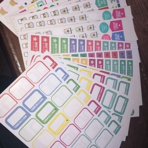 Happy planner stickers